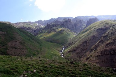 Taleghan dağın Kuzey İran '