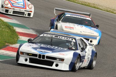 Mugello Tarihi Klasiği - BMW M1 Procar - 1979 Robert BOOS / Pascal GOURY, Mugello Pisti, İtalya.