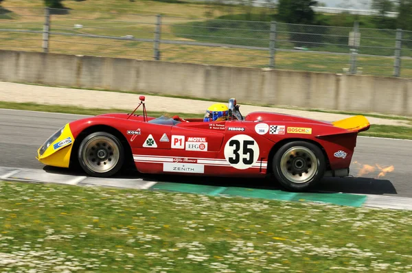 Mugello Historic Classic Avril 2014 Alfa Romeo T33 1969 Piloté — Photo