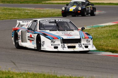 Mugello Tarihi Klasiği - Lancia Beta - 1979 Fabio VALLE / Alain VALLE, Mugello Pisti, İtalya.
