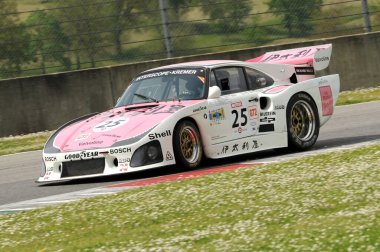 Mugello Tarihi Klasiği 25 Nisan 2014 - PORSCHE 935 K3 - 1979 Nicolas D 'IETEREN tarafından sürülen, Mugello Pisti, İtalya.