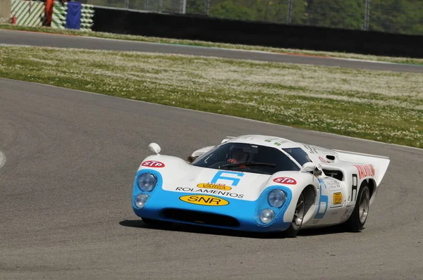 Mugello Historic Classic Abril 2014 Lola T70 Iii 1967 Conduzido — Fotografia de Stock