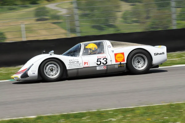 Mugello Tarihi Klasiği Nisan 2014 Porsche 906 1966 Driben Pierre — Stok fotoğraf