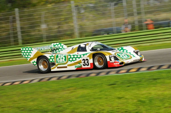 Imola Włochy Października 2012 Porsche 962 Prowadzone Przez Lindberg Eyewear — Zdjęcie stockowe