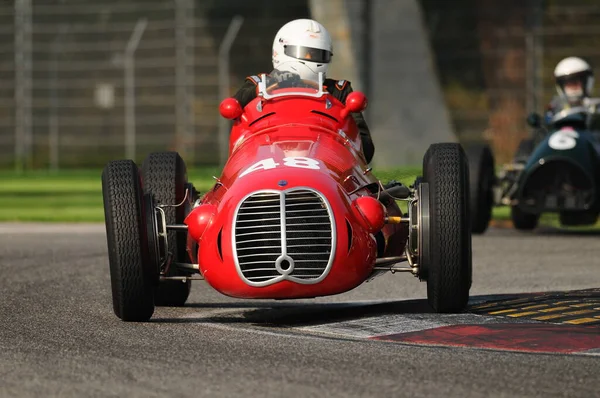 Imola Olaszország Október 2012 Ismeretlen Meghajtó Maserati 4Clt Gyakorlása Során — Stock Fotó