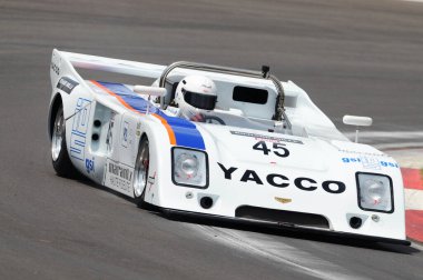 Imola İtalya - 8 Haziran 2012: CHEVRON B 36 BDG 1976 S.WATSON ve M. O 'CONNELL tarafından kullanıldı