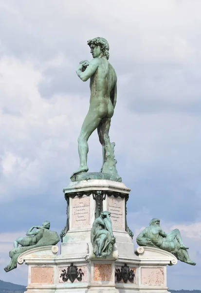 Statue David Piazzale Michelangelo Florence Italie — Photo