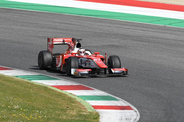 Scarperia Abril 2021 Fórmula Gp2 Impulsionada Por Desconhecido Ação Circuito — Fotografia de Stock