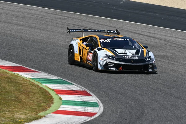 Scarperia Marzo 2021 Lamborghini Huracan Super Trofeo Siauliai Signs Racing — Foto de Stock