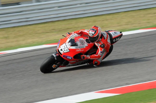 Misano Italien September 2011 Italienska Ducati Ryttare Nicky Hayden Aktion — Stockfoto