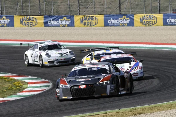 Mugello Circuit Itálie Července 2017 Audi Lms Gt3S Audi Sport — Stock fotografie