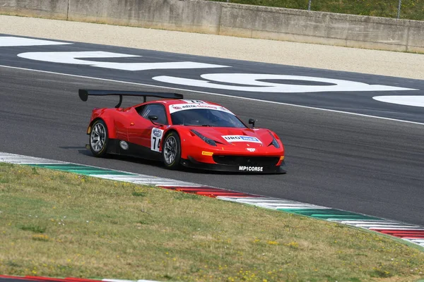 Mugello Circuit Italy Липня 2017 Ferrari 458 Gt3 Super Gt3 — стокове фото