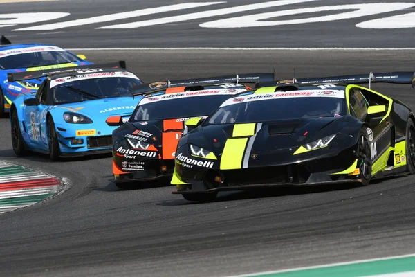 Circuito Mugello Italia Julio 2017 Lamborghini Huracan Gtcs Antonelli Motorsport — Foto de Stock