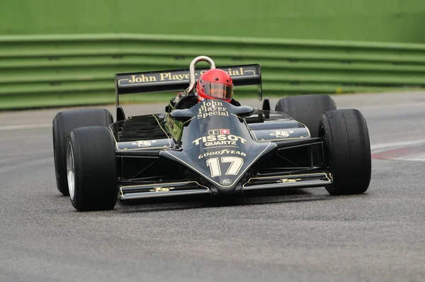 Imola Giugno 2012 Corsa Sconosciuta Classic Car 1982 Lotus Elio — Foto Stock