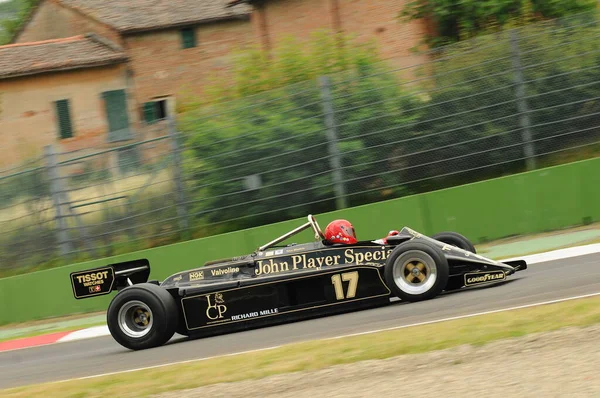 Imola Kesäkuu 2012 Tuntematon Ajaa Classic Car 1982 Lotus Elio — kuvapankkivalokuva