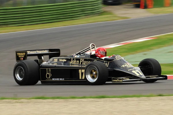 Imola Junho 2012 Corrida Desconhecida Classic Car 1982 Lotus Elio — Fotografia de Stock