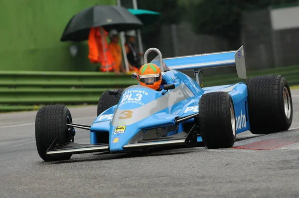 Imola Czerwca 2012 Nieznany Bieg Classic Car 1982 Osella Fa1 — Zdjęcie stockowe