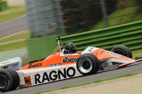 Imola Június 2012 Ismeretlen Run Classic Car 1982 Arrows Siegfried — Stock Fotó