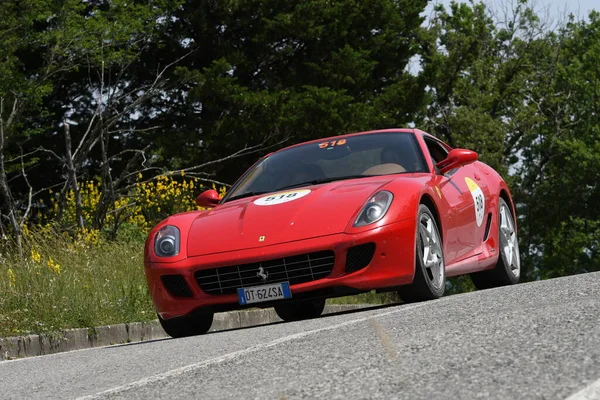 Panzano Chianti Italy Junio 2021 Unknown Drives Ferrari 599 Gtb —  Fotos de Stock