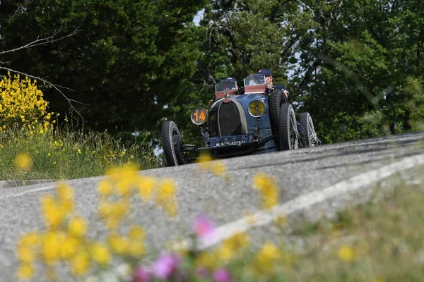 Panzano Chianti Itália Junho 2021 Unknown Drives Bugatti T37 1926 — Fotografia de Stock