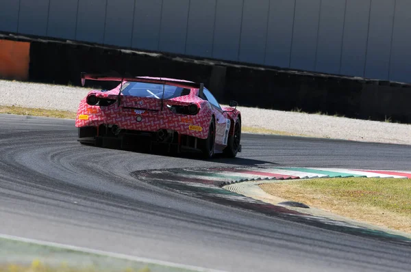 Circuito Mugello Italia Julio 2016 Ferrari 488 Gt3 Easy Race —  Fotos de Stock