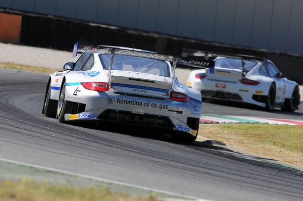 Circuit Mugello Italie Juillet 2016 Porsche 997 Gt3R Équipe Ebimotors — Photo