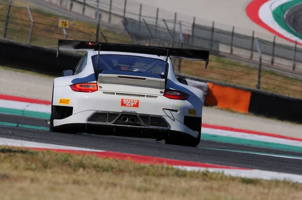 Circuito Mugello Italia Julio 2016 Porsche 911 Gt3R Del Kripton — Foto de Stock