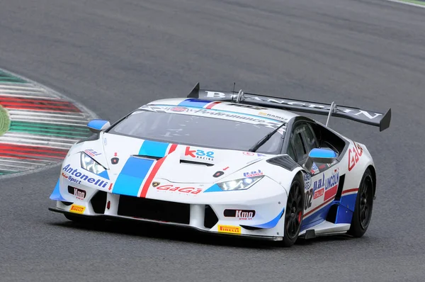 Mugello Circuit Olaszország 2016 Július Lamborghini Huracan Gt3 Antonelli Motorsport — Stock Fotó