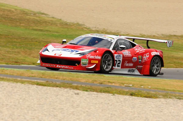 Circuit Mugello Italie Juillet 2016 Ferrari 458 Italia Scuderia Baldini — Photo