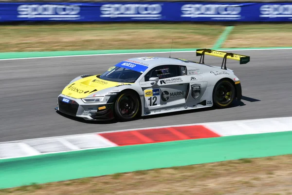 Scarperia Temmuz 2021 Audi Sport Italia Takımından Audi Gt3 Ferrari — Stok fotoğraf