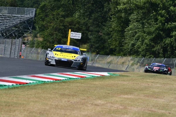 Scarperia July 2021 Audi Gt3 Team Audi Sport Italia Drive — Stock Photo, Image