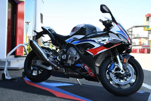 Circuito Del Mugello Luglio 2021 Bmw 1000 Mostra Nel Paddock — Foto Stock