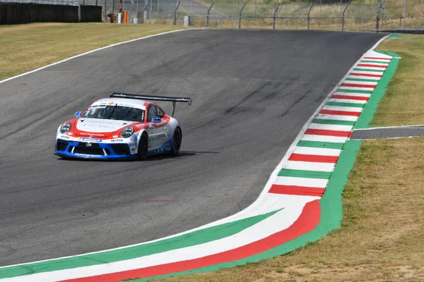Mugello Circuit Olaszország Július 2021 Porsche 911 Akció Közben Mugello — Stock Fotó