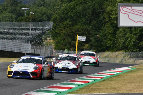 Mugello Circuit Italien Juli 2021 Porsche 911 Aktion Auf Dem — Stockfoto