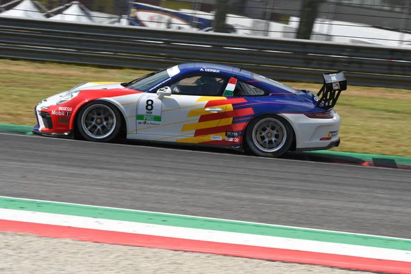 Circuit Mugello Italie Juillet 2021 Porsche 911 Action Sur Circuit — Photo