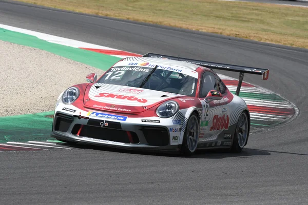 Circuito Del Mugello Italia Luglio 2021 Porsche 911 Azione Sul — Foto Stock