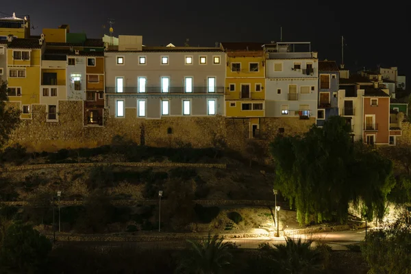 Villajoyosa manzarası, gece, İspanya
