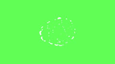 duman animasyonu. Sis çizgi filmi animasyonu. Duman tüttürme animasyon etkisi. Dinamik beyaz duman üfleme animasyonu 