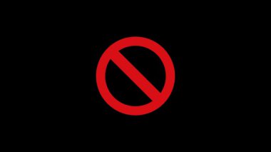 Siyaha karşı koyu kırmızı içki yasağı sembolü. Uyarılar, kısıtlamalar ve vurgulanması gereken mesajlar için mükemmel.