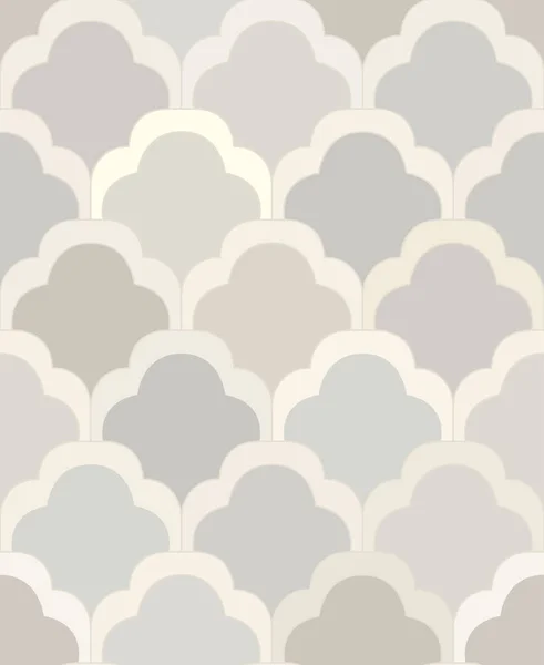 Klasik Art Deco Kusursuz Desen. Soyut elementlerle Geometrik dekoratif. Geçmişe dönüş. Bej ve gri arkaplan