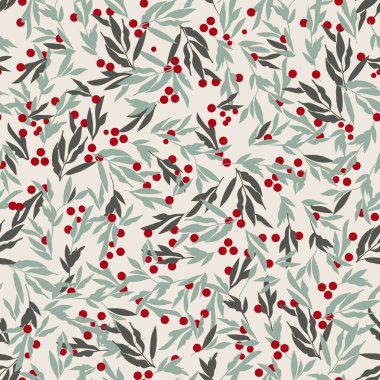 Beyaz Böğürtlen ve Yeşil Yapraklı Zararsız Botanik Şablonu Koyu Arkaplan Minimalist Kumaş Duvar Kağıdı Kaplama Tekstili ve Ev Dekorasyonu İçin Doğal Çiçek Tasarımı