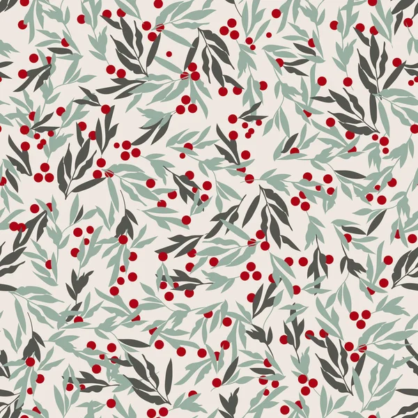 Beyaz Böğürtlen ve Yeşil Yapraklı Zararsız Botanik Şablonu Koyu Arkaplan Minimalist Kumaş Duvar Kağıdı Kaplama Tekstili ve Ev Dekorasyonu İçin Doğal Çiçek Tasarımı