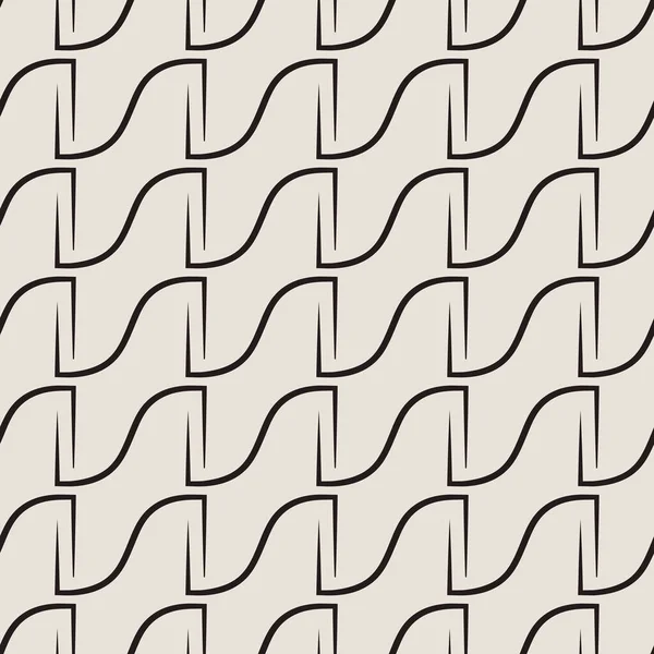 Klasik Art Deco Kusursuz Desen. Soyut siyah elementlerle Geometrik dekoratif. Retro arkaplan.