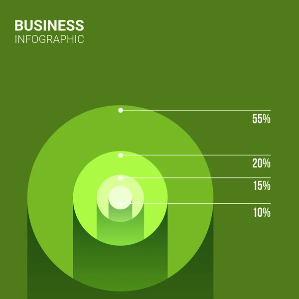 İş için bilgi şablonu. İlerleme oklarıyla Modern Zaman Çizgisi diyagramı, sunum vektörü bilgisi. Yüzde oranları. Yüzdeleri. Yeşil ve beyaz