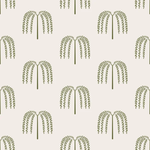 El çizimi palmiye ağacının pürüzsüz izi. Hawaii baskı koleksiyonu, klasik sanat tarzında yaz tatili geçmişi. Tropik bitki duvar kağıdı dokusu. Yeşil vektör palmiye