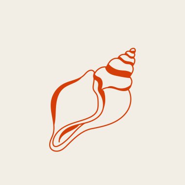 Su altı mercan resif bitkileri. Mercan elementleri koleksiyonu. Deniz kabuğu. Denizyıldızı. - Kırmızı. Menü, poster, kartpostal, duvar kağıdı için uygun