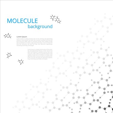 Moleküler arka plan. Tıbbi araştırma. Gen yapısı.
