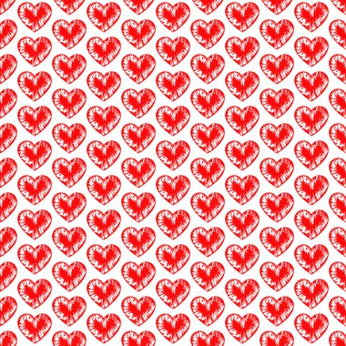 Yürekleri sorunsuz arka plan. Tasarım seviyorum. Romantik sanat. Sevgililer desen. Kartları, davetiyeler için zarif zemin.