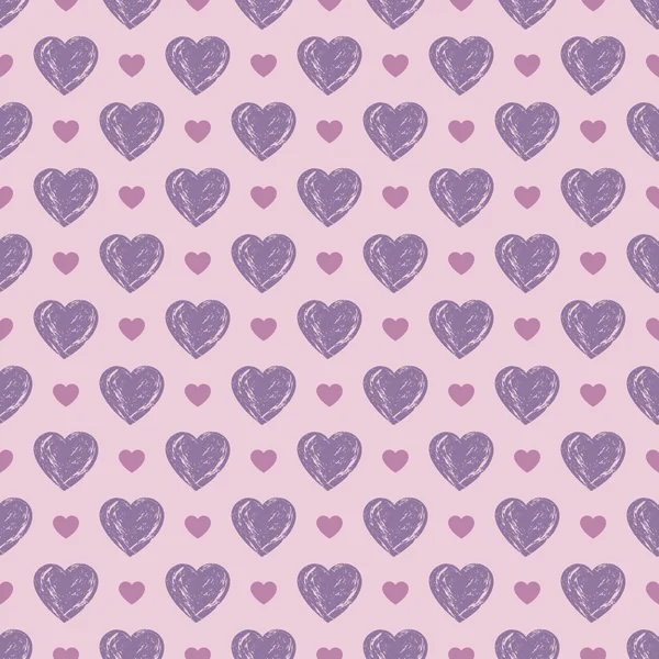 Tendre coeur motif sans couture. Design d'amour. Élégante toile de fond pour bannières . — Image vectorielle