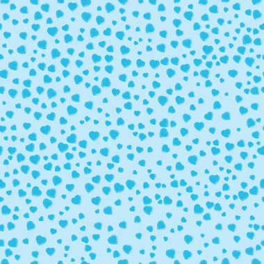 Küçük kalpler kesintisiz mavi